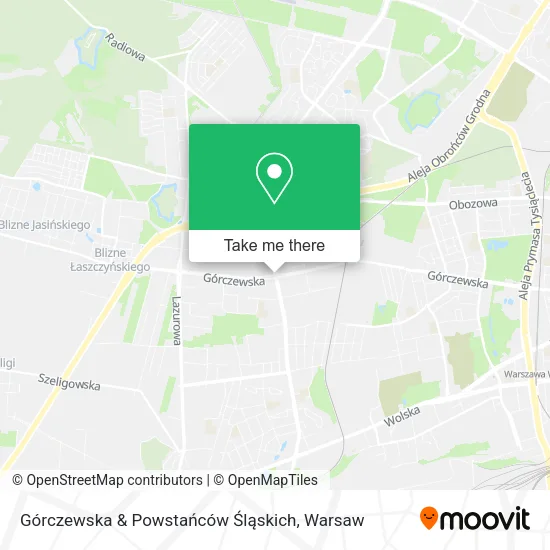 Górczewska & Powstańców Śląskich map