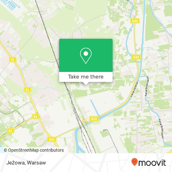 Jeżowa map