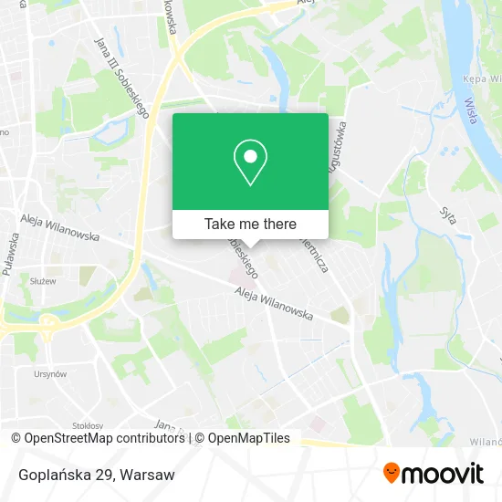 Goplańska 29 map