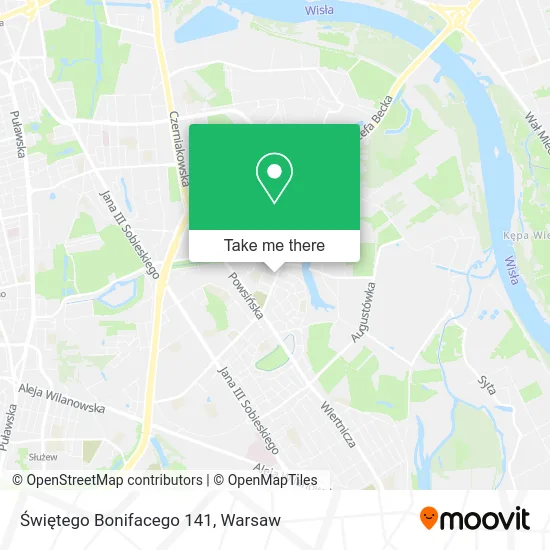 Świętego Bonifacego 141 map