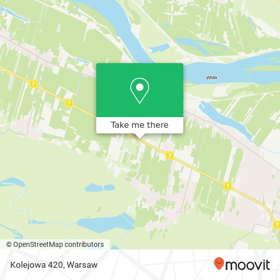 Kolejowa 420 map