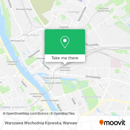 Warszawa Wschodnia Kijowska map