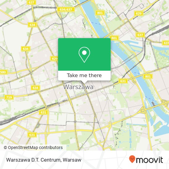 Warszawa D.T. Centrum map