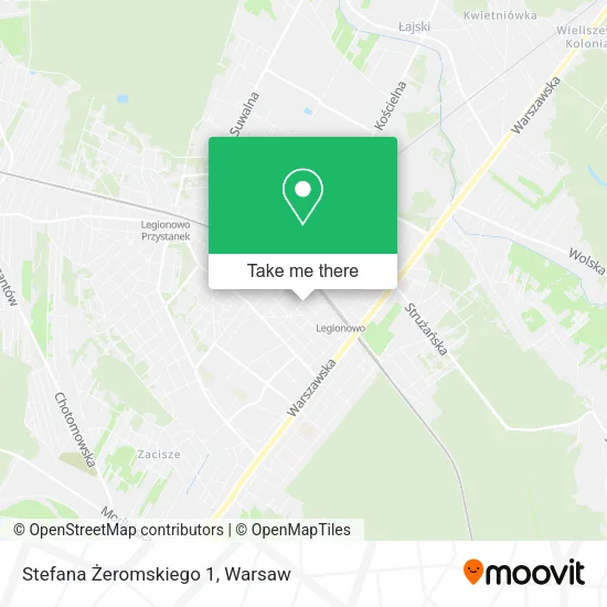 Stefana Żeromskiego 1 map