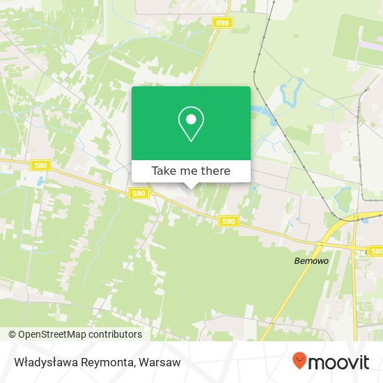 Władysława Reymonta map