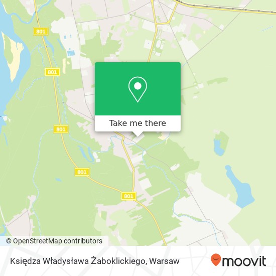 Księdza Władysława Żaboklickiego map