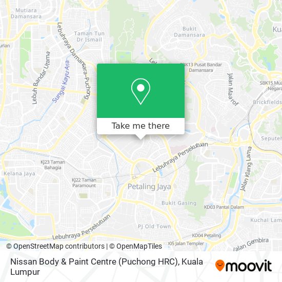 Nissan Body & Paint Centre (Puchong HRC) map