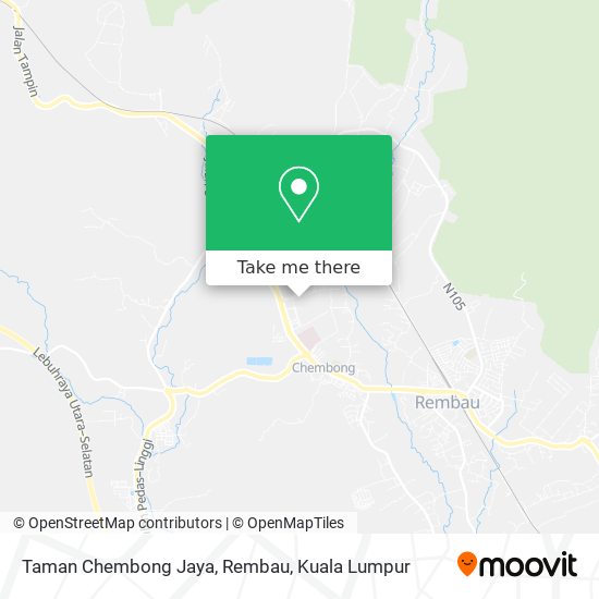 Taman Chembong Jaya, Rembau map