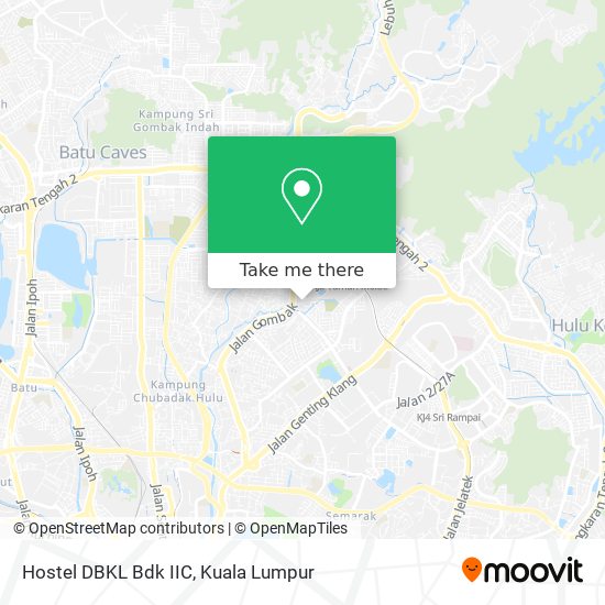 Peta Hostel DBKL Bdk IIC