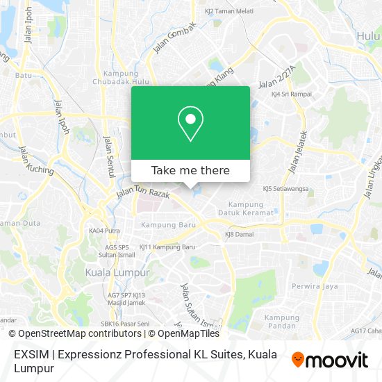 EXSIM | Expressionz Professional KL Suites map
