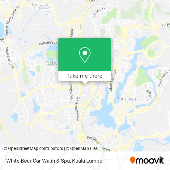 White Bear Car Wash & Spa map