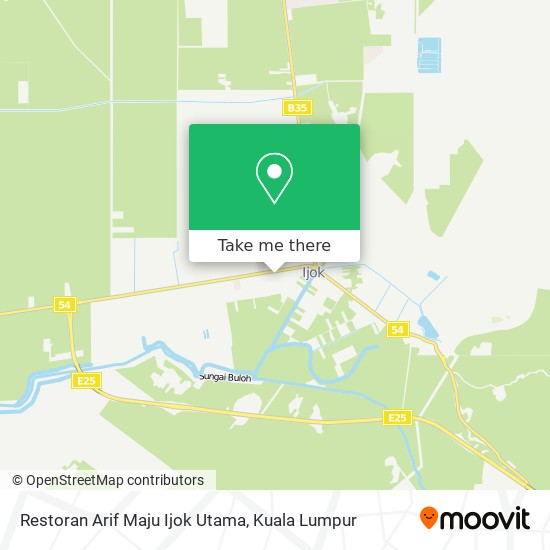 Restoran Arif Maju Ijok Utama map