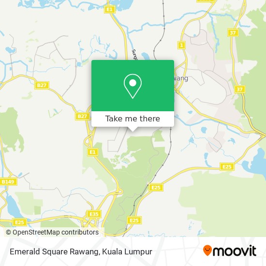 Emerald Square Rawang map