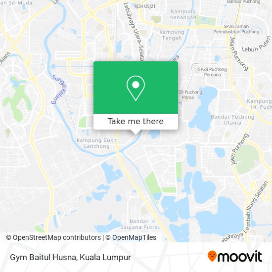 Peta Gym Baitul Husna
