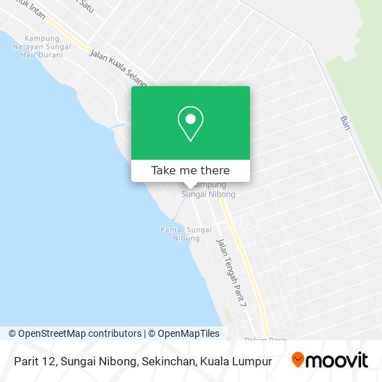 Parit 12, Sungai Nibong, Sekinchan map