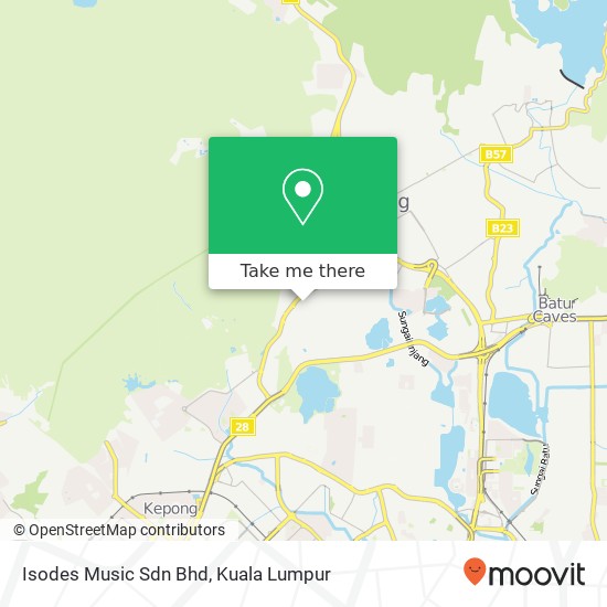 Isodes Music Sdn Bhd map