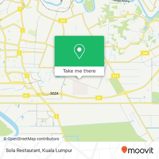 Sola Restaurant map