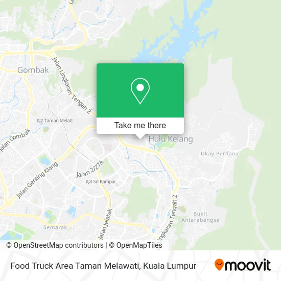 Food Truck Area Taman Melawati map