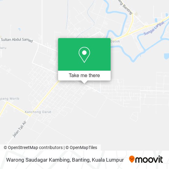 Warong Saudagar Kambing, Banting map