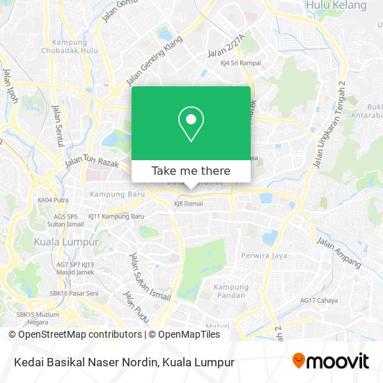 Kedai Basikal Naser Nordin map