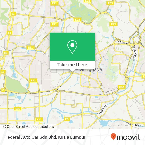 Federal Auto Car Sdn Bhd map