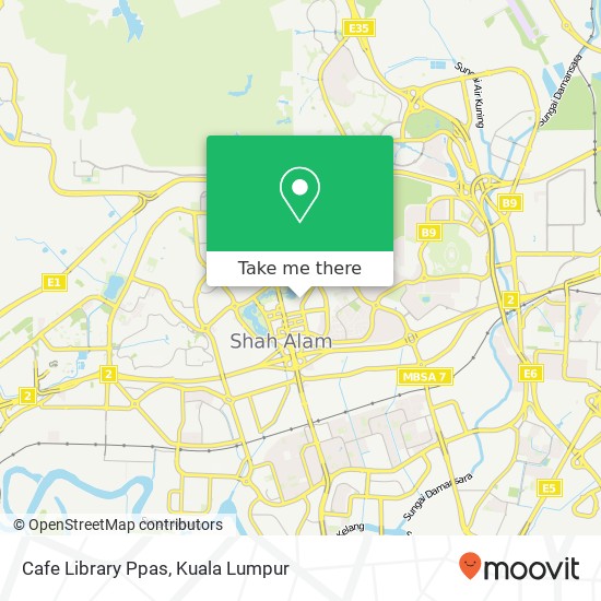 Cafe Library Ppas map