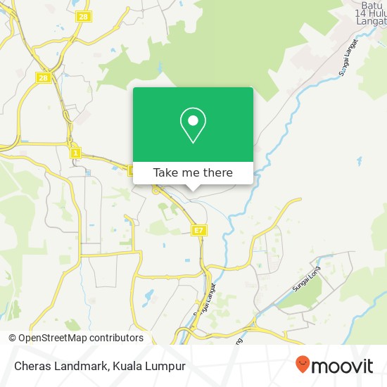 Cheras Landmark map