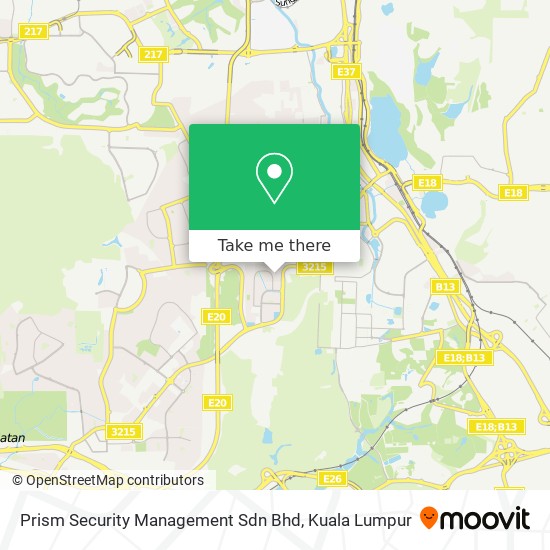 Prism Security Management Sdn Bhd map