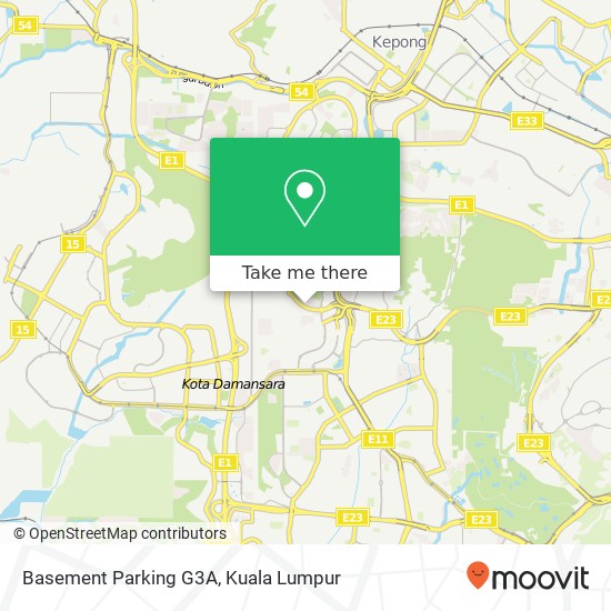 Basement Parking G3A map