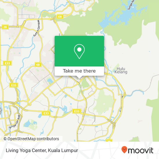 Living Yoga Center map