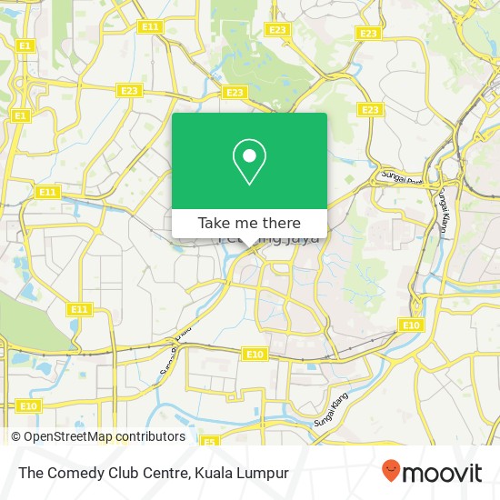 The Comedy Club Centre map