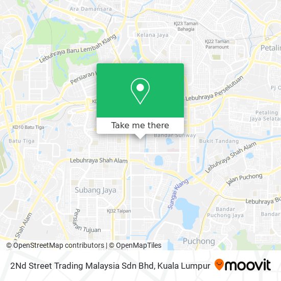 2Nd Street Trading Malaysia Sdn Bhd map