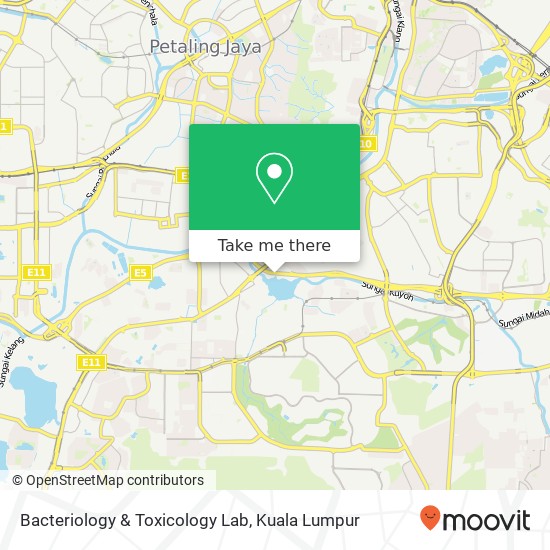 Bacteriology & Toxicology Lab map