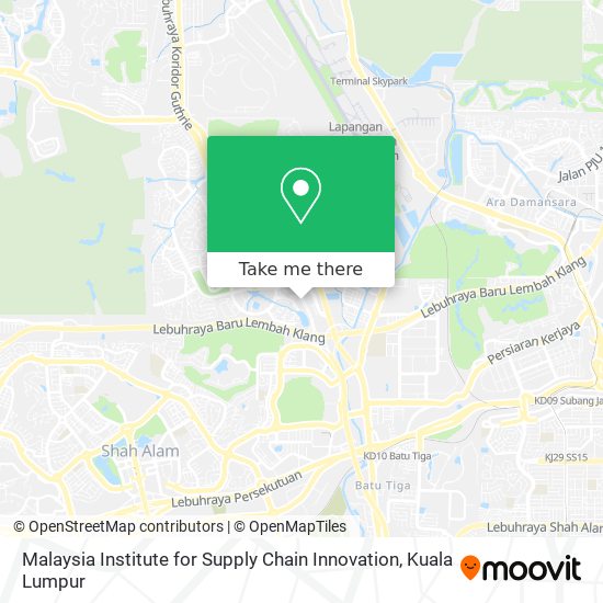 Malaysia Institute for Supply Chain Innovation map