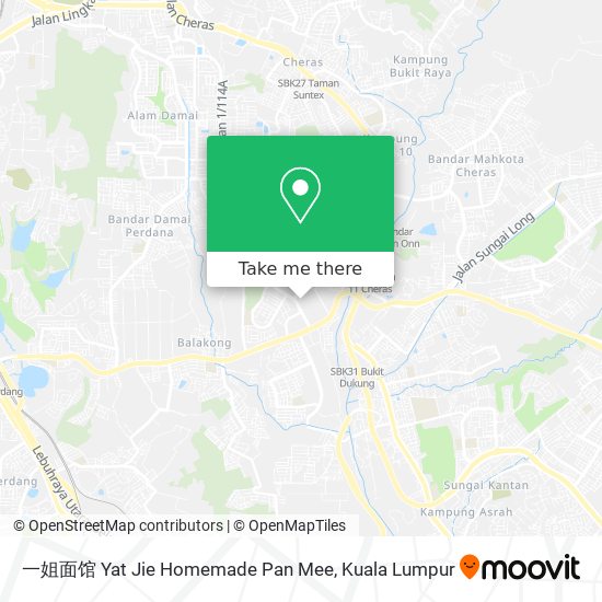 一姐面馆 Yat Jie Homemade Pan Mee map