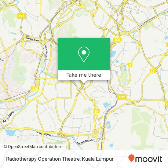 Radiotherapy Operation Theatre map