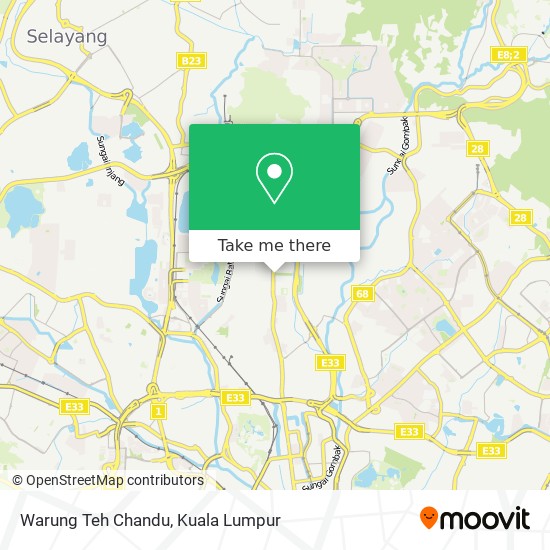 Peta Warung Teh Chandu