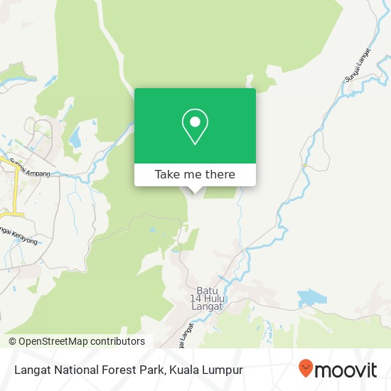 Langat National Forest Park map