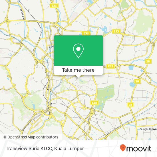 Transview Suria KLCC map