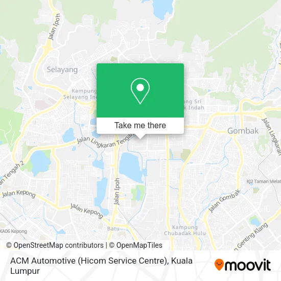 ACM Automotive (Hicom Service Centre) map