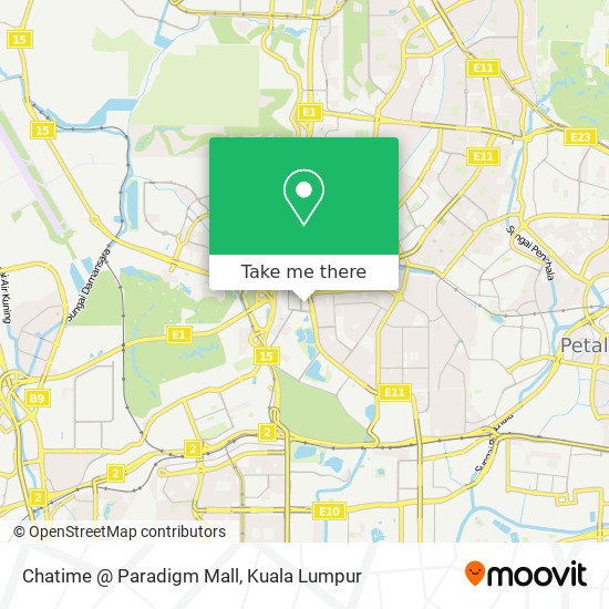 Chatime @ Paradigm Mall map