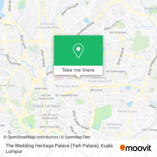 The Wedding Heritage Palace (Twh Palace) map