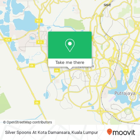 Silver Spoons At Kota Damansara map