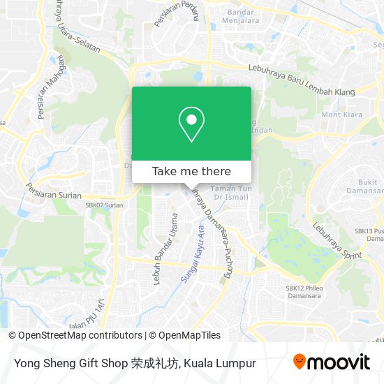 Yong Sheng Gift Shop 荣成礼坊 map