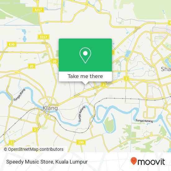 Speedy Music Store map