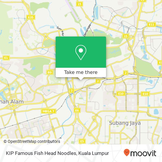 KIP Famous Fish Head Noodles map