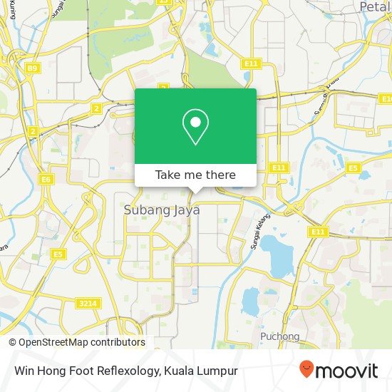 Win Hong Foot Reflexology map