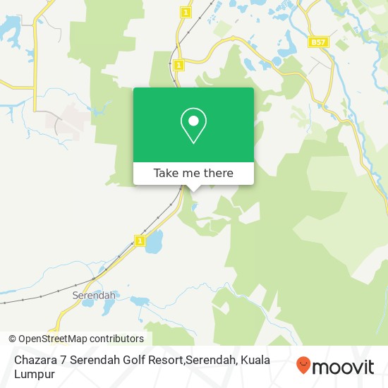 Peta Chazara 7 Serendah Golf Resort,Serendah