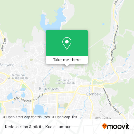 Kedai cik lan & cik ita map