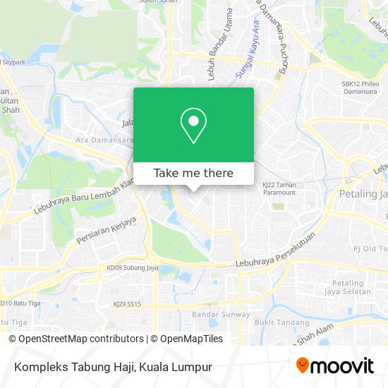 Kompleks Tabung Haji map